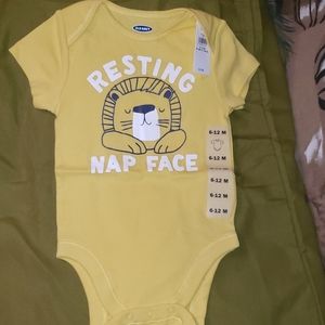 Unisex printed bodysuit for baby